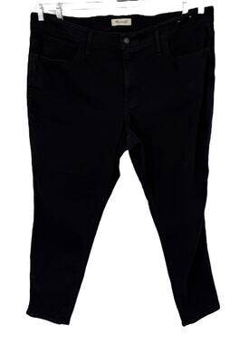 Madewell Jeans Roadtripper Skinny denim black size 24W
